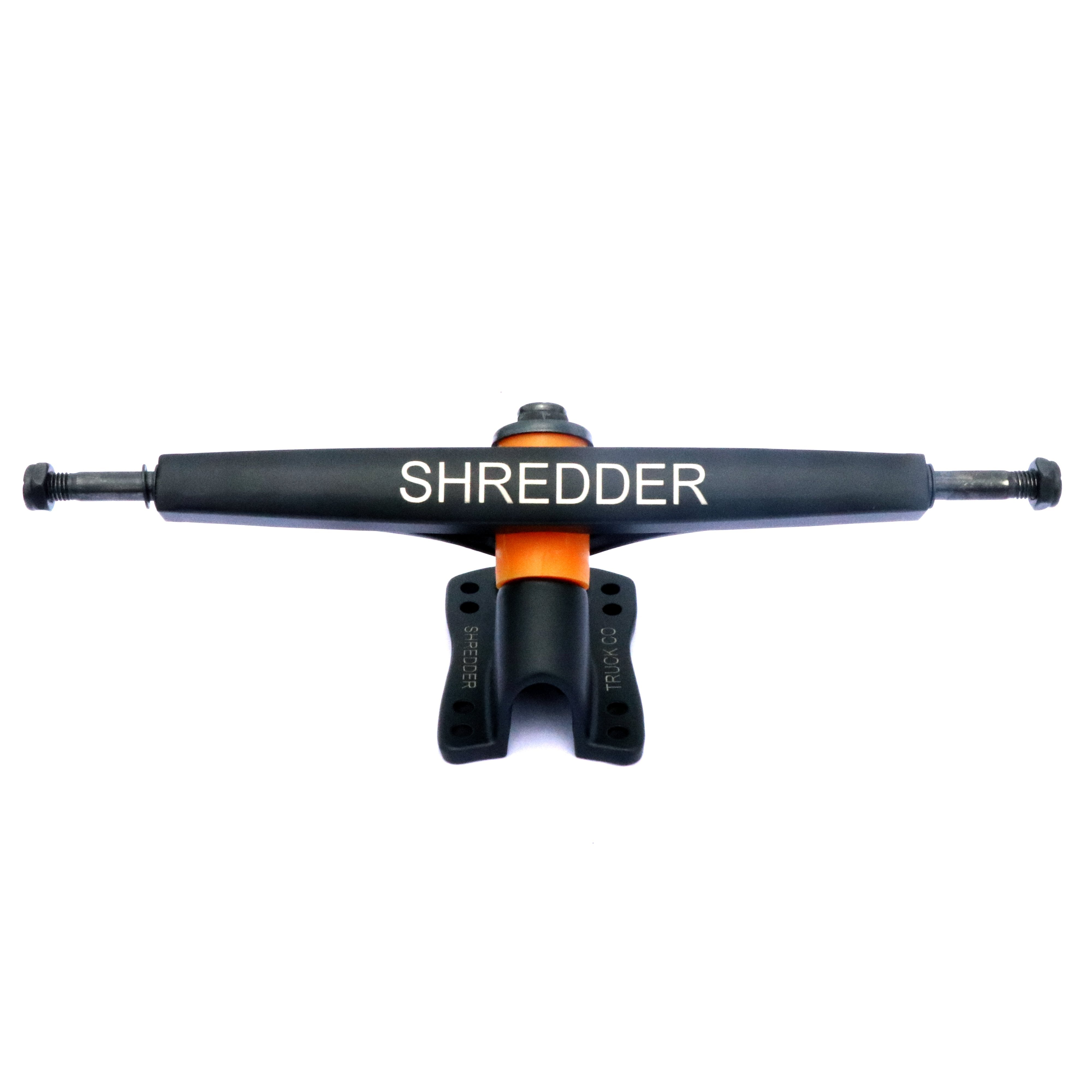 shredder truck on white background