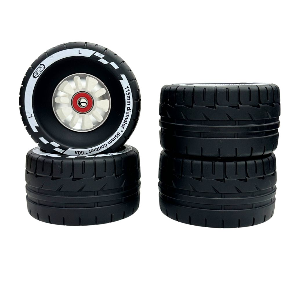 115s Cyclone Rubber Wheels