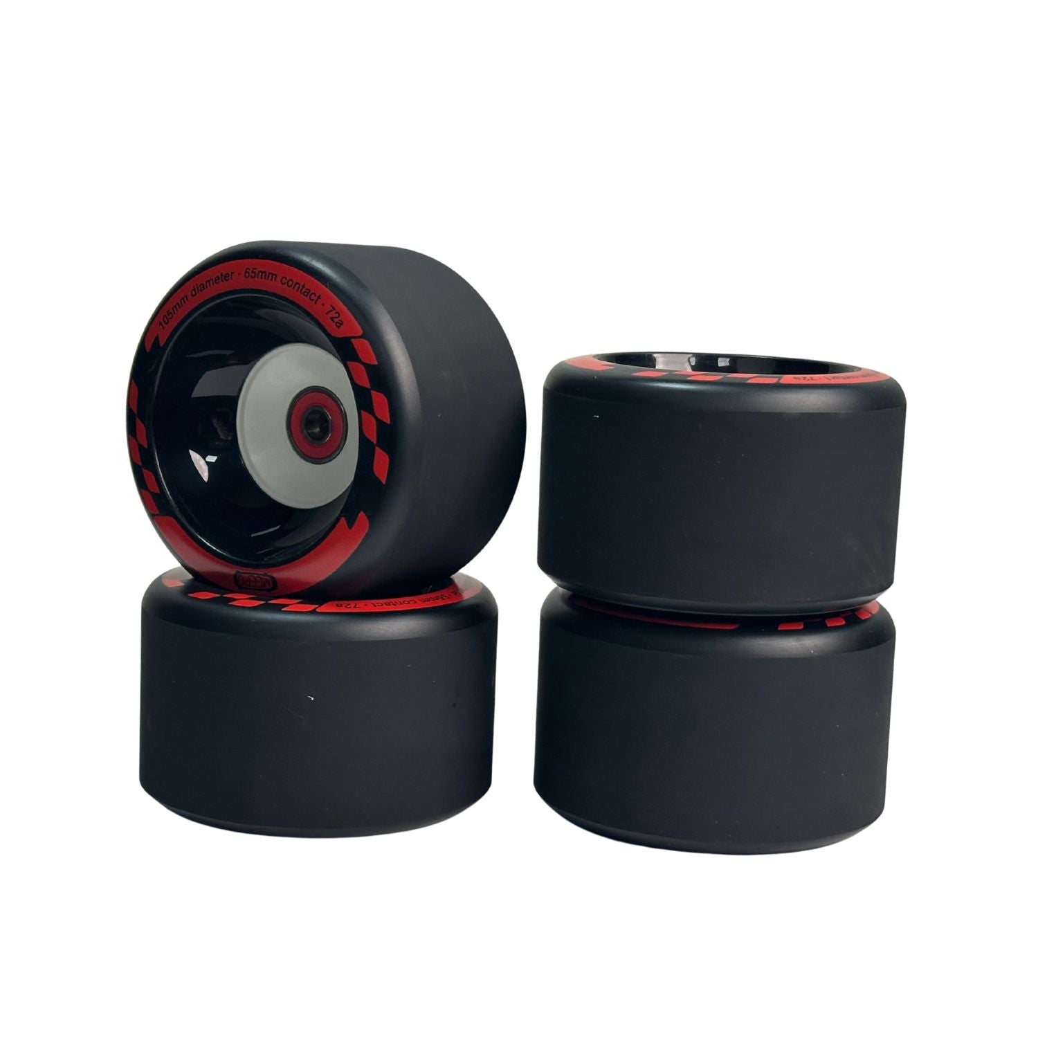 Meepo Cyclone 105s wheels Set - Next-Level Street Wheels with Enhanced Grip and Unmatched Shock Absorption