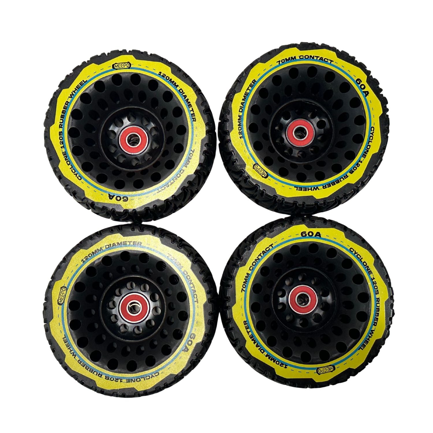 Meepo Cyclone 120s Ultra Comfort High Grip All-terrain Wheels