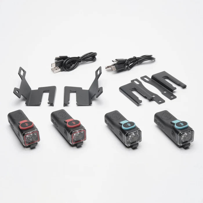 Shredlights SL-300+ Headlights & SL-R1+ Brake Lights Skateboard Bundle
