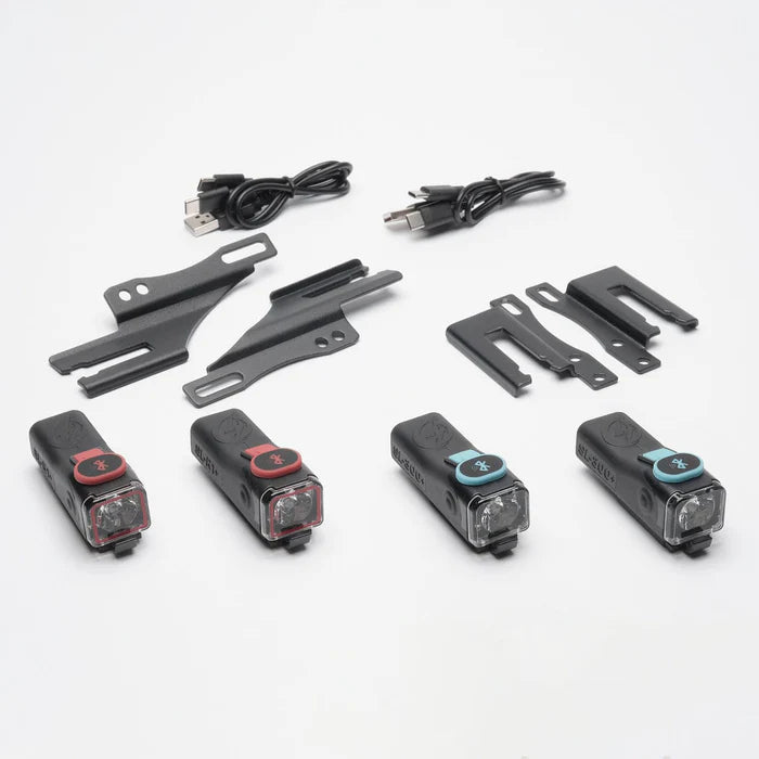 Shredlights SL-300+ Headlights & SL-R1+ Brake Lights Skateboard Bundle