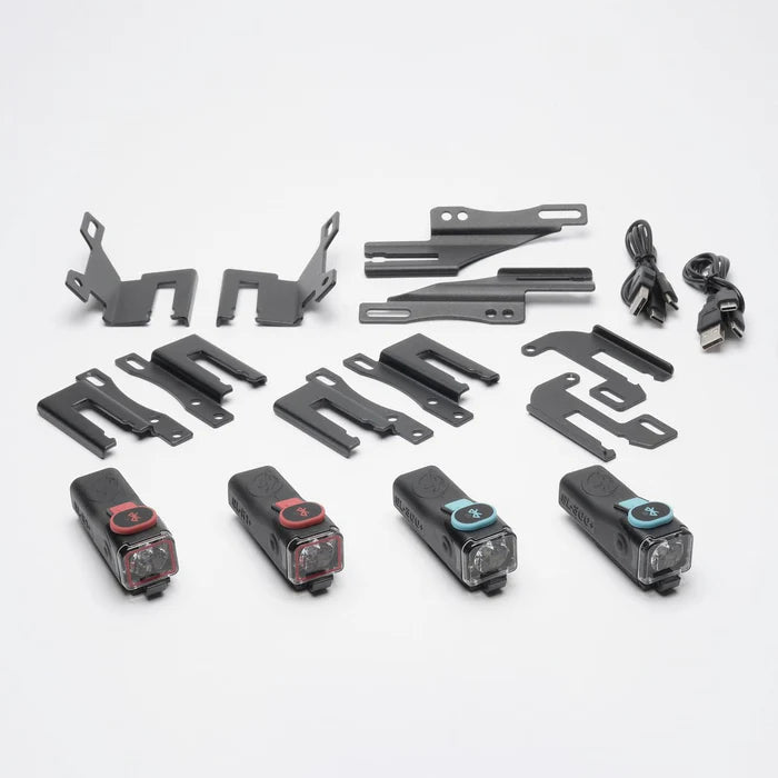 Shredlights SL-300+ Headlights & SL-R1+ Brake Lights Skateboard Bundle