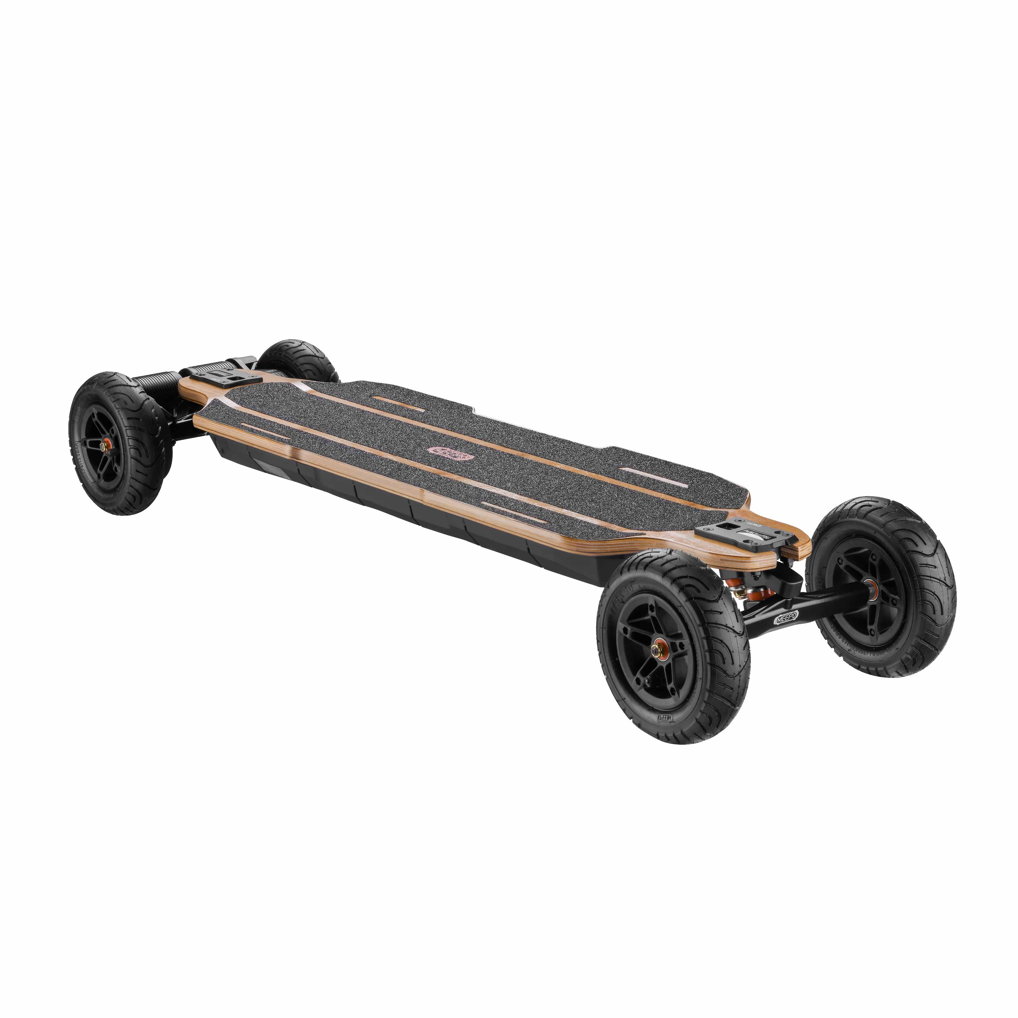 Meepo Hurricane Bamboo electric skateboard with all-terrain wheels