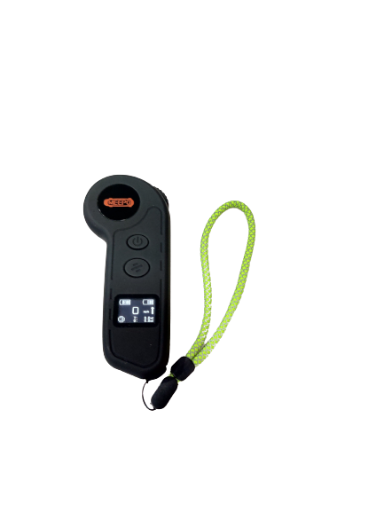 Meepo N5S remote with button controls and display for electric skateboards