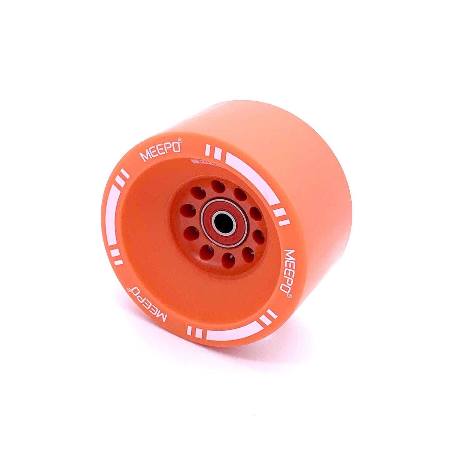 Single 90mm orange Meepo street wheel for electric skateboards