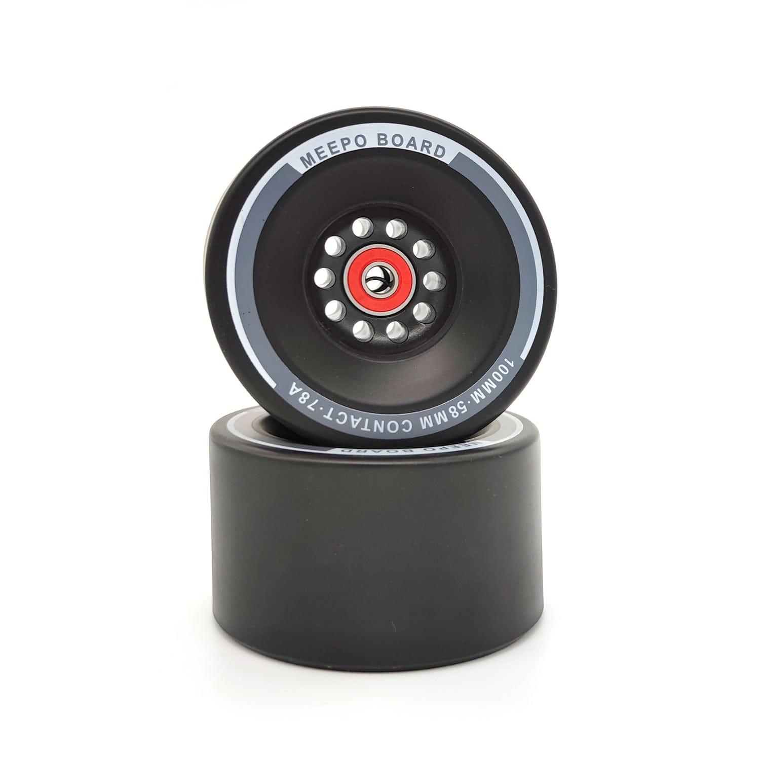 Meepo Board 80mm front wheels with 78A hardness and black color
