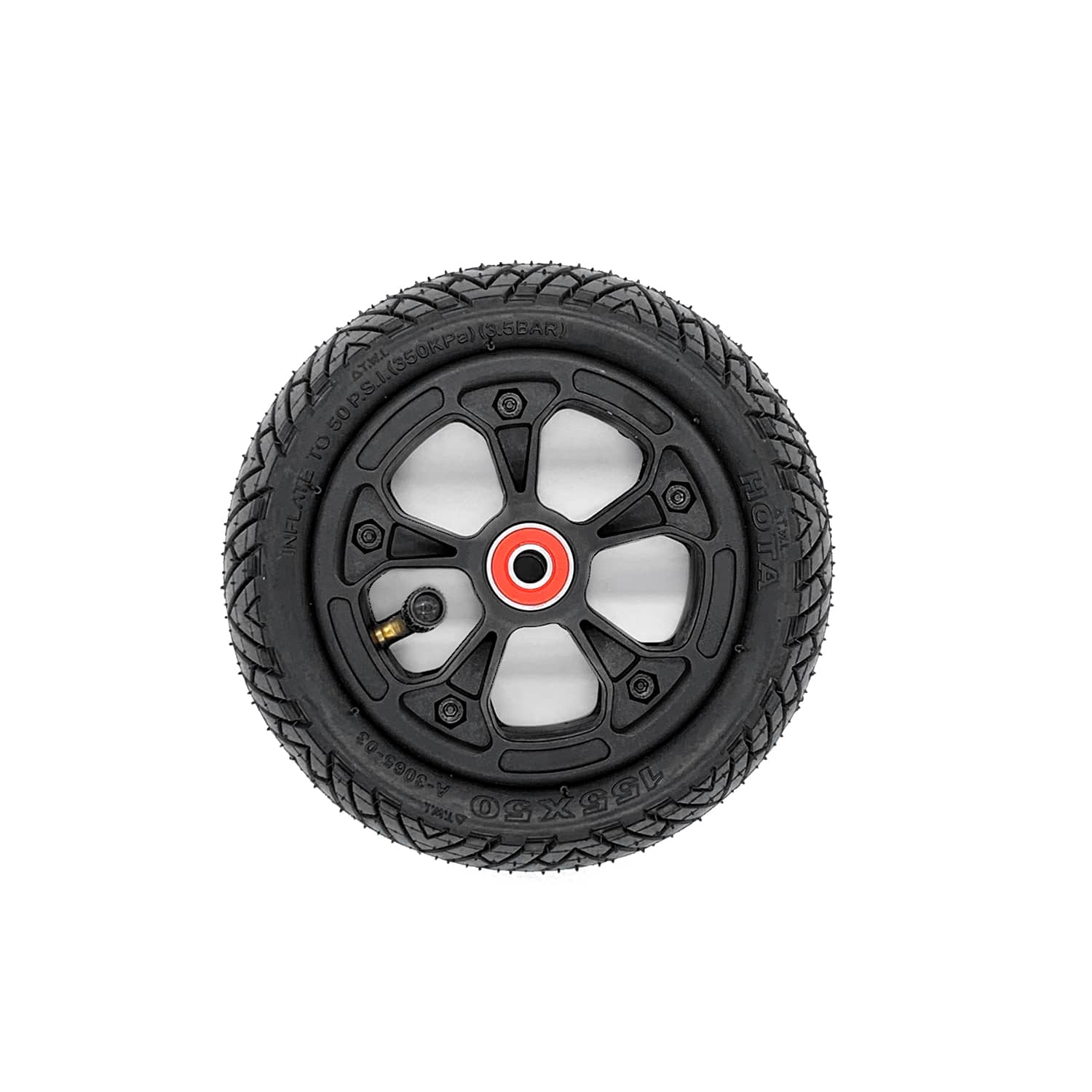 155mm Pneumatic Tire Set for Hurricane Belt / Rover