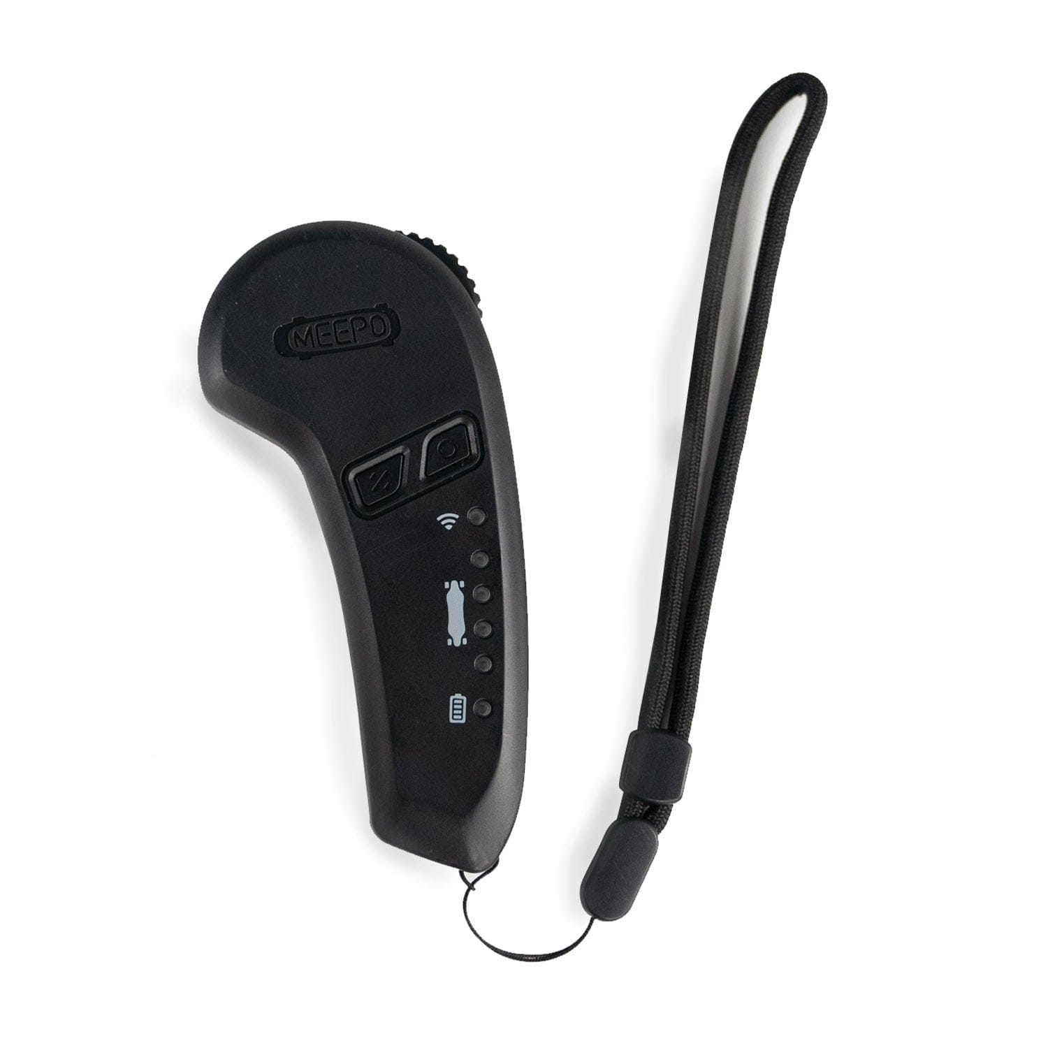 Meepo M5 remote control for electric skateboards with buttons and wrist strap