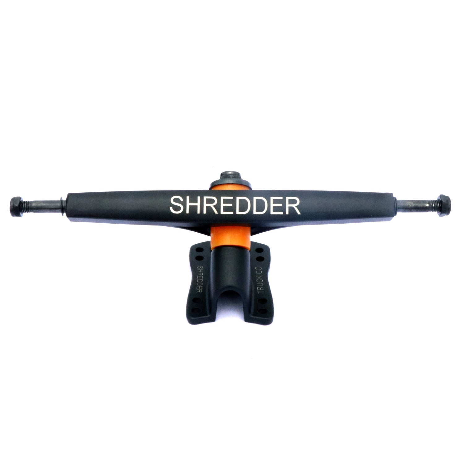 shredder truck on white background