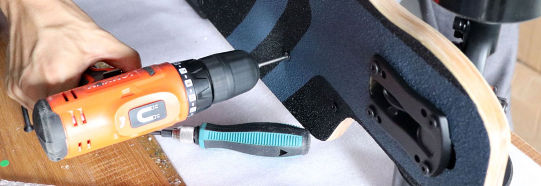 process of fixing a board