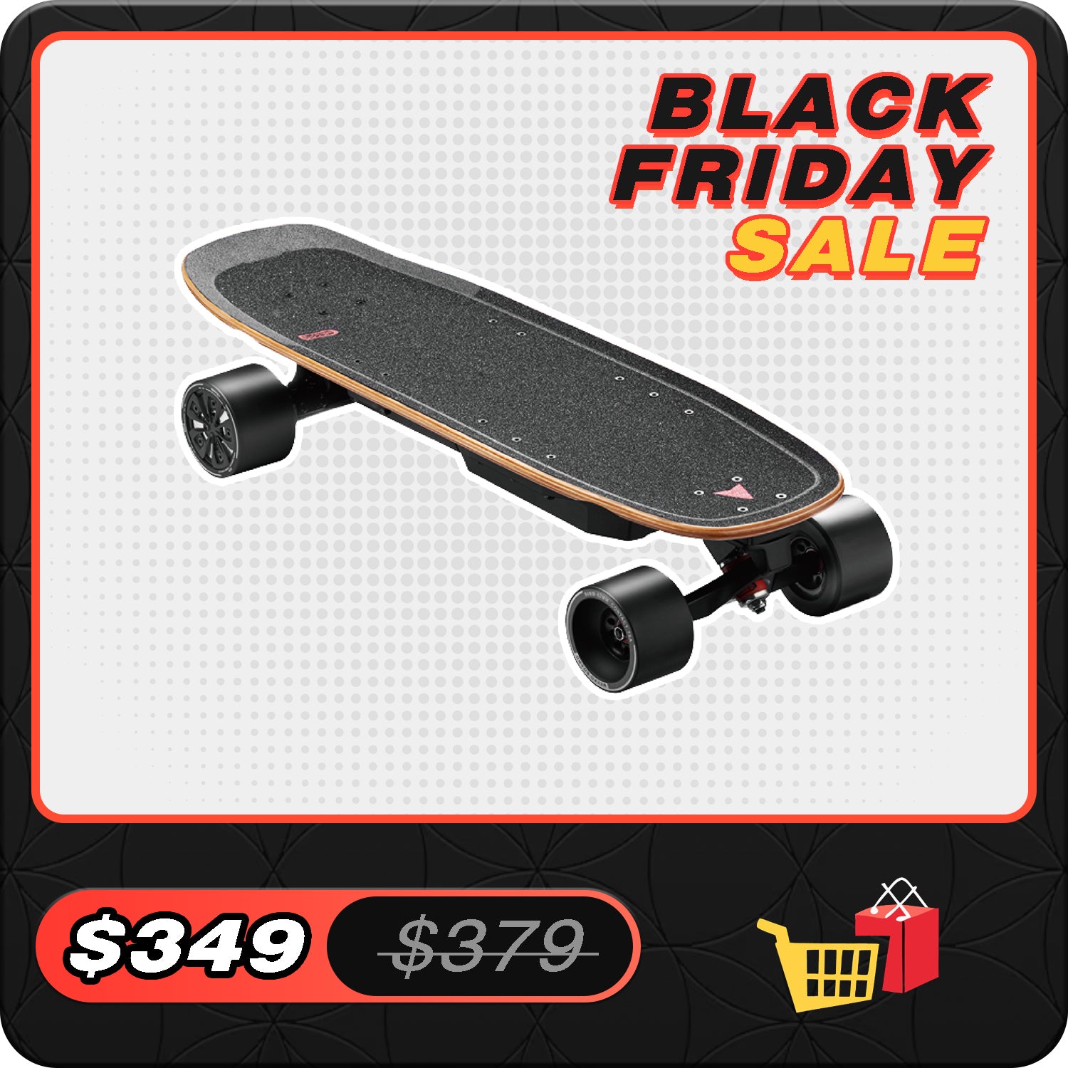 MEEPO MINI 5 Electric Skateboard: Dish-Shaped Deck for Dynamic Control