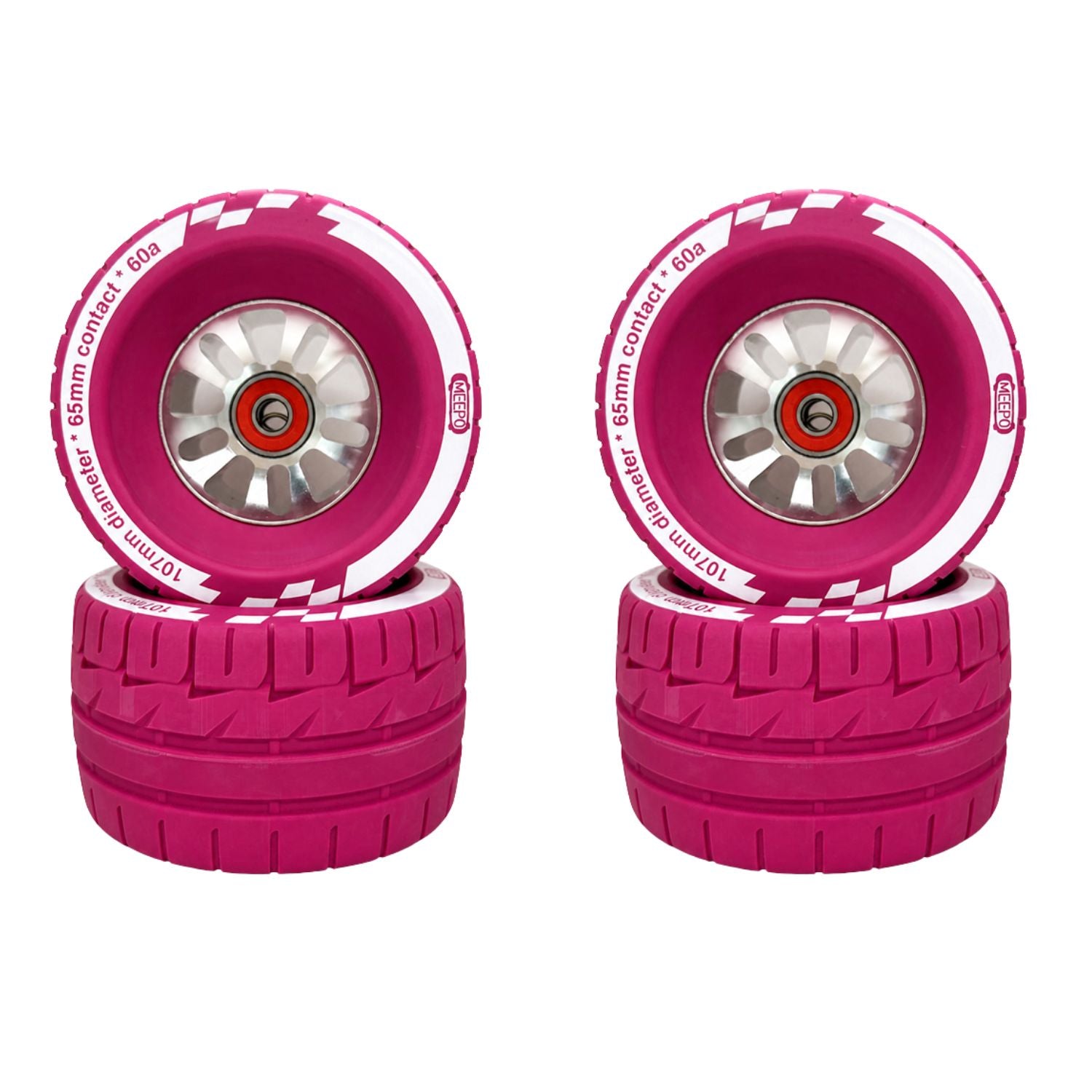 Meepo Cyclone 107s Rubber Wheels – Exclusive 107mm Comfort Grip Upgrade