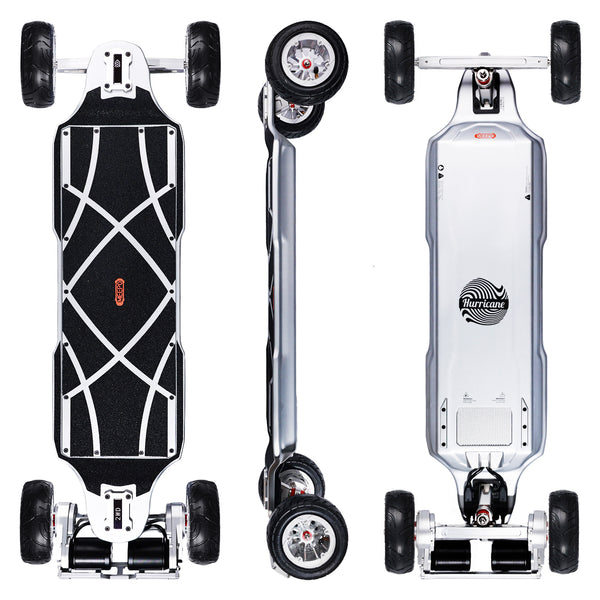 MEEPO電動スケートボード リモコン付き Meepo Hurricane Ultra (carbon fiber deck) Off-road All Terrain