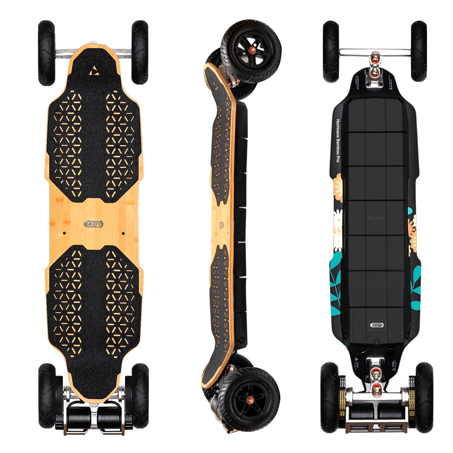 MEEPO Hurricane Bamboo-Ultimate Off-Road Electric Skateboard Mastery