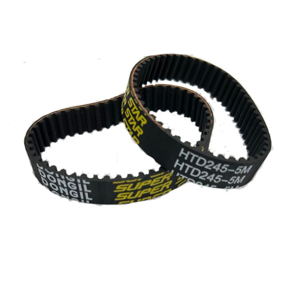 HTD245-5M drive belts for electric skateboard upgrades and performance enhancements.