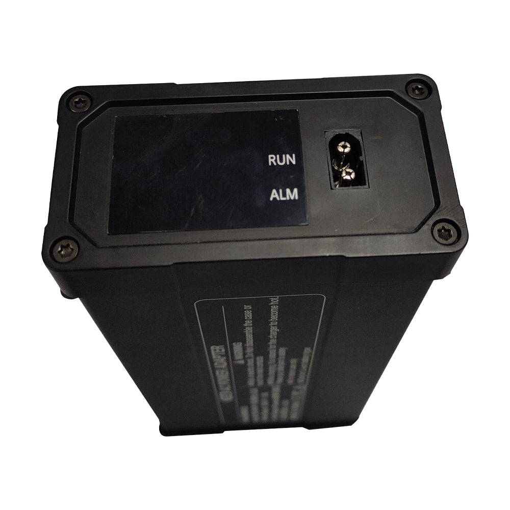 Meepo 50.4V Gan Charger with status display and compact design