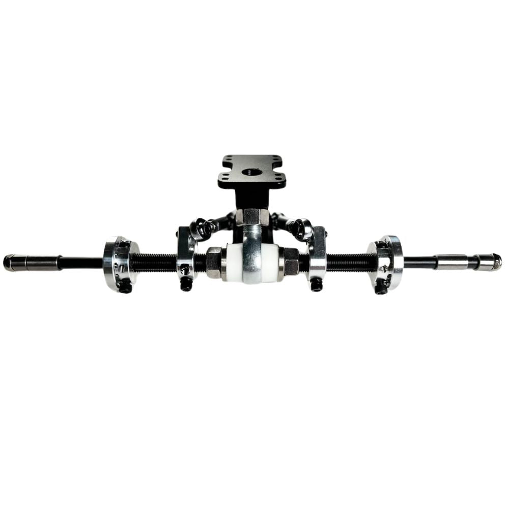 Meepo Monsoon Legacy Raceboard SRB 3 Link Truck chassis for all-terrain skateboards.