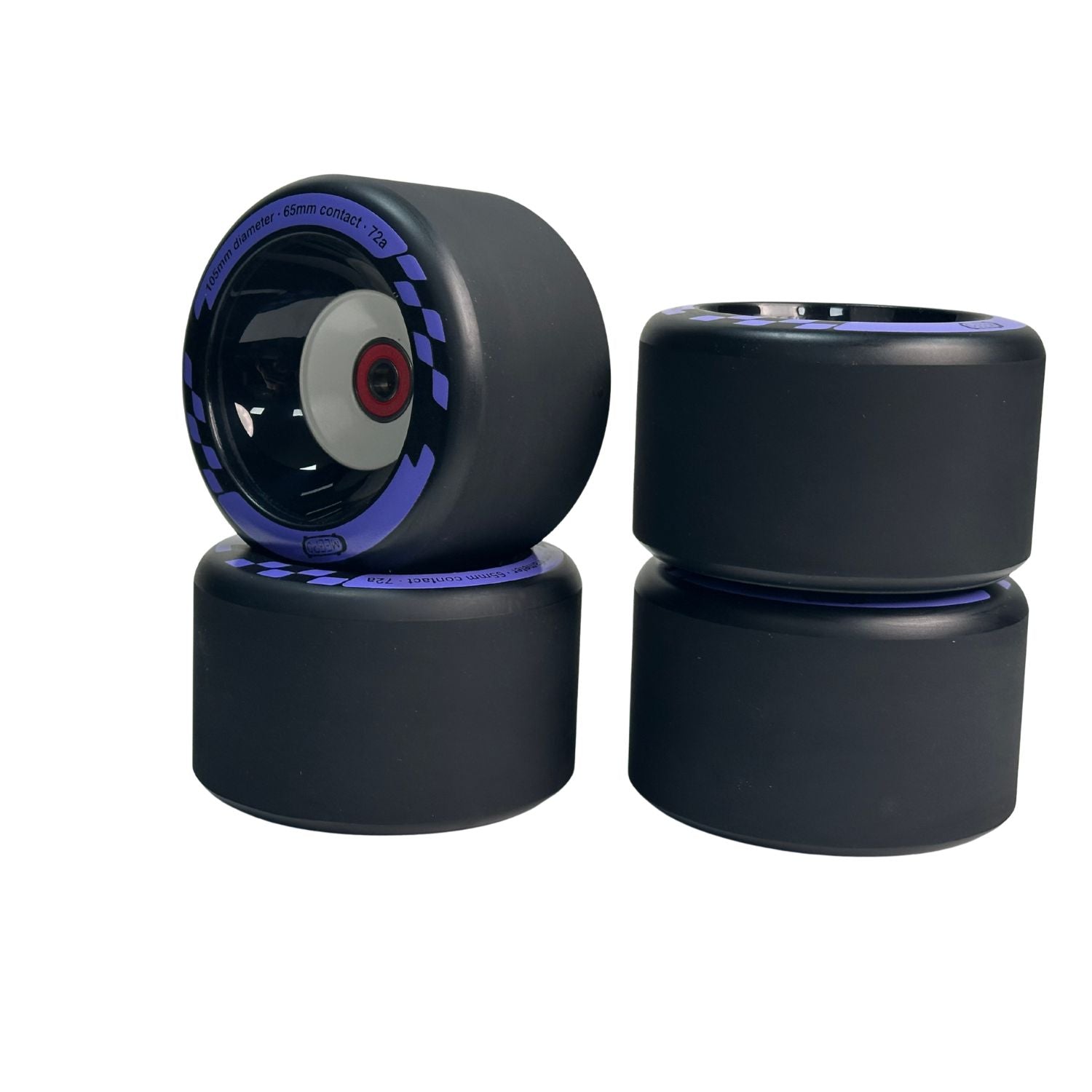 Meepo Cyclone 105s wheels Set - Next-Level Street Wheels with Enhanced Grip and Unmatched Shock Absorption