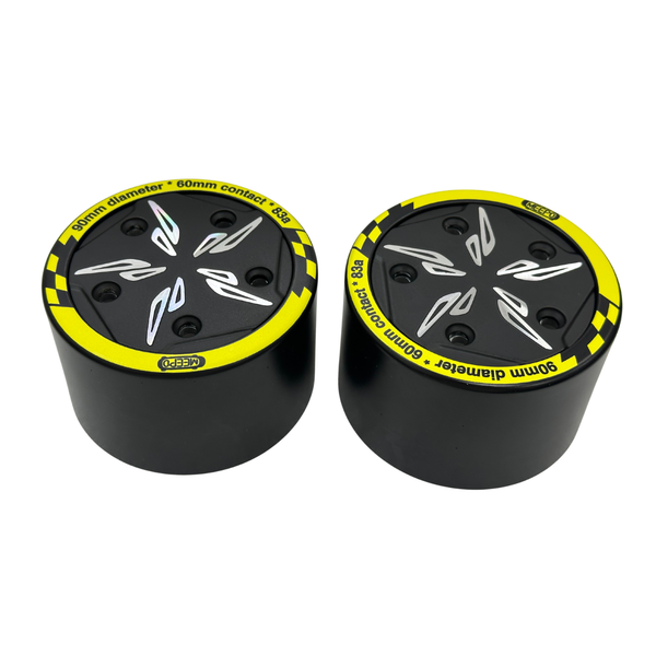 Meepo 90x60mm Skateboard PU Sleeves - 83A Durometer
