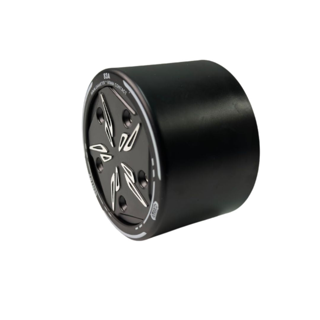 90mm black PU sleeve with 83A hardness for electric skateboards