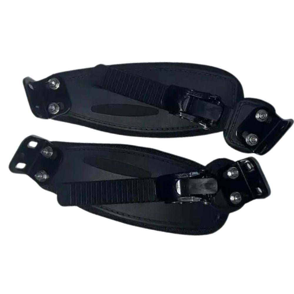 Meepo Monsoon Legacy Raceboard foot straps ensuring rider stability and control.