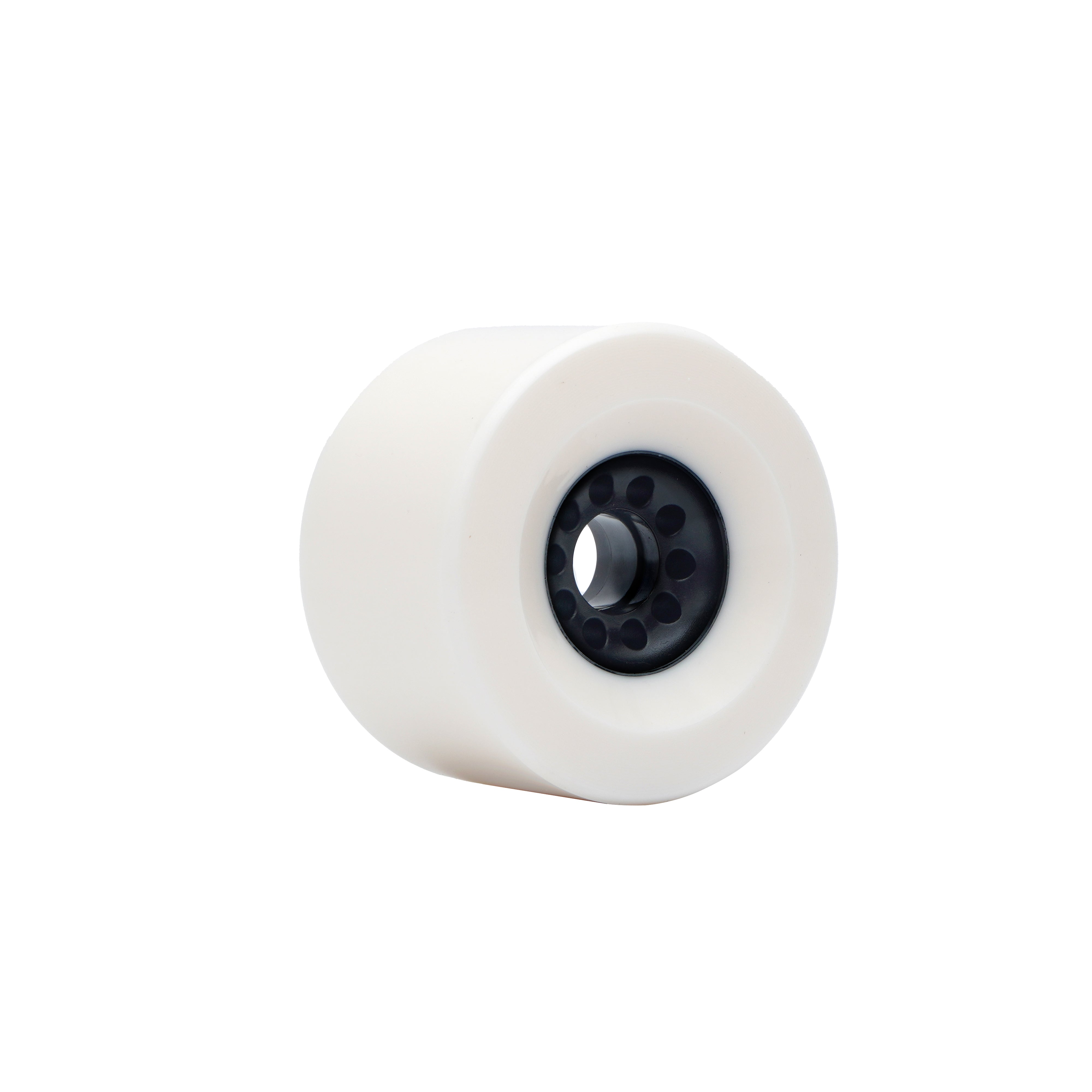 White Boa Constrictor 100mm longboard wheel with 76A softness for smooth rides.