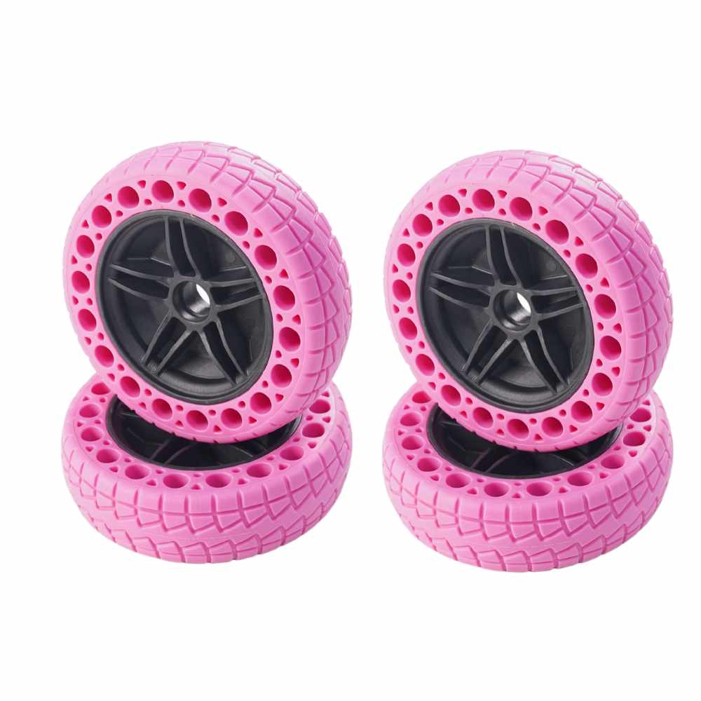 Pink 150x50mm honeycomb wheels for Meepo electric skateboards.