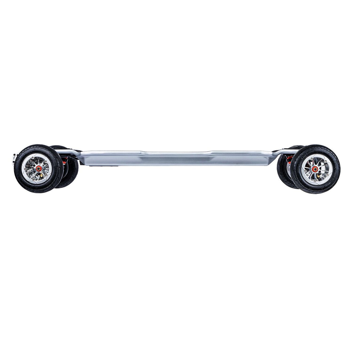 Meepo Vader electric skateboard showcasing its sleek carbon fiber design and wheels.