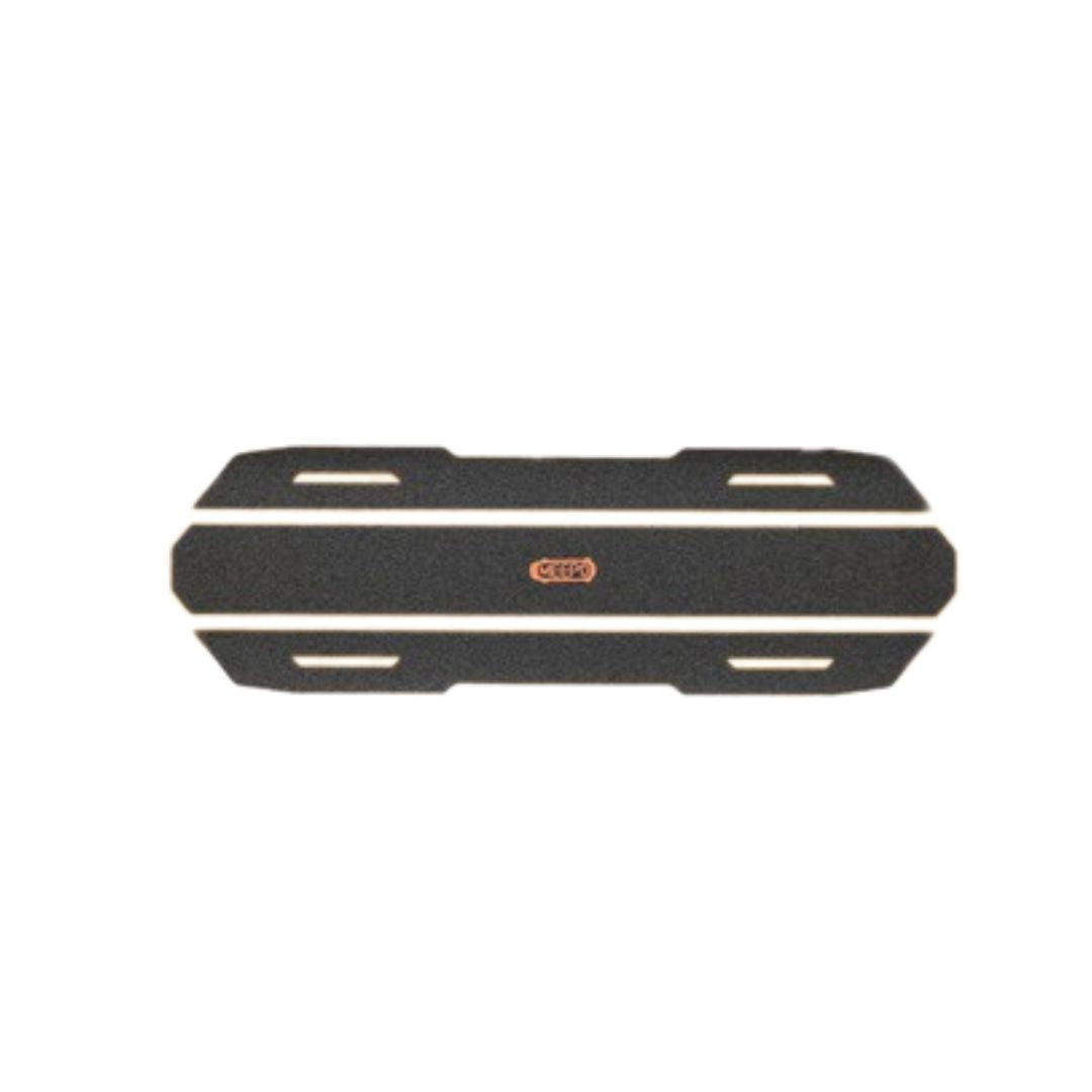 Angular white striped black grip tape for Meepo Hurricane Series skateboard