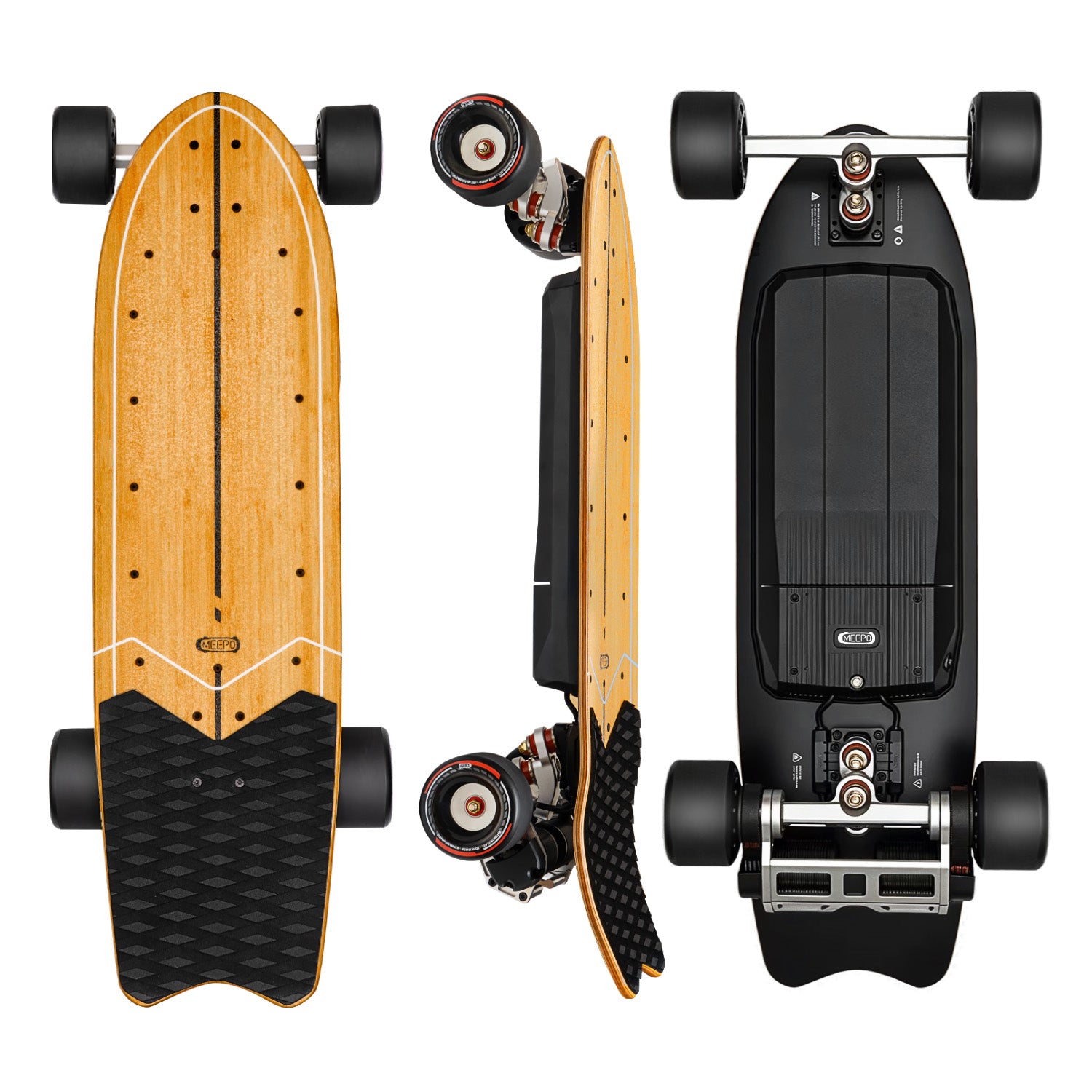 MEEPO FLOW - Surfboard-Inspired Electric Carving Skateboard