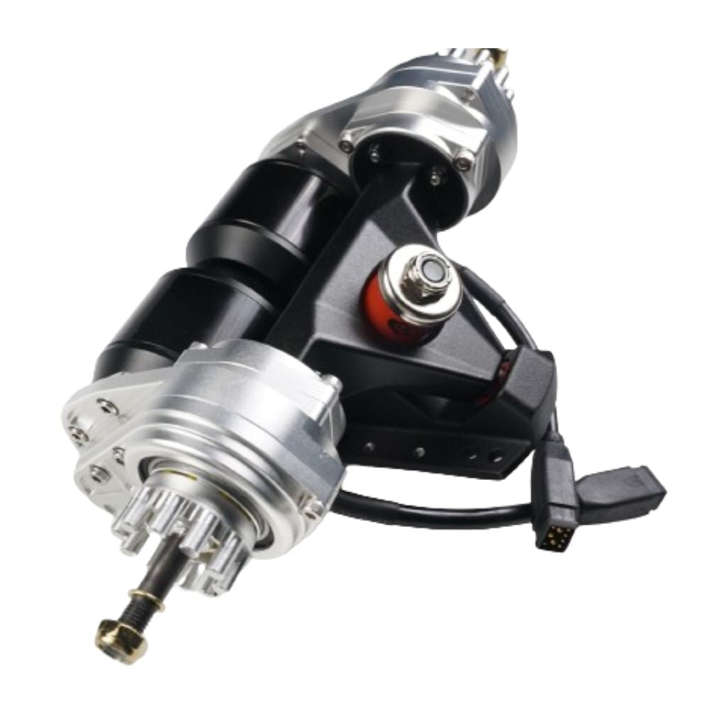 Meepo electric skateboard gear drive system with motor and gearbox assembly