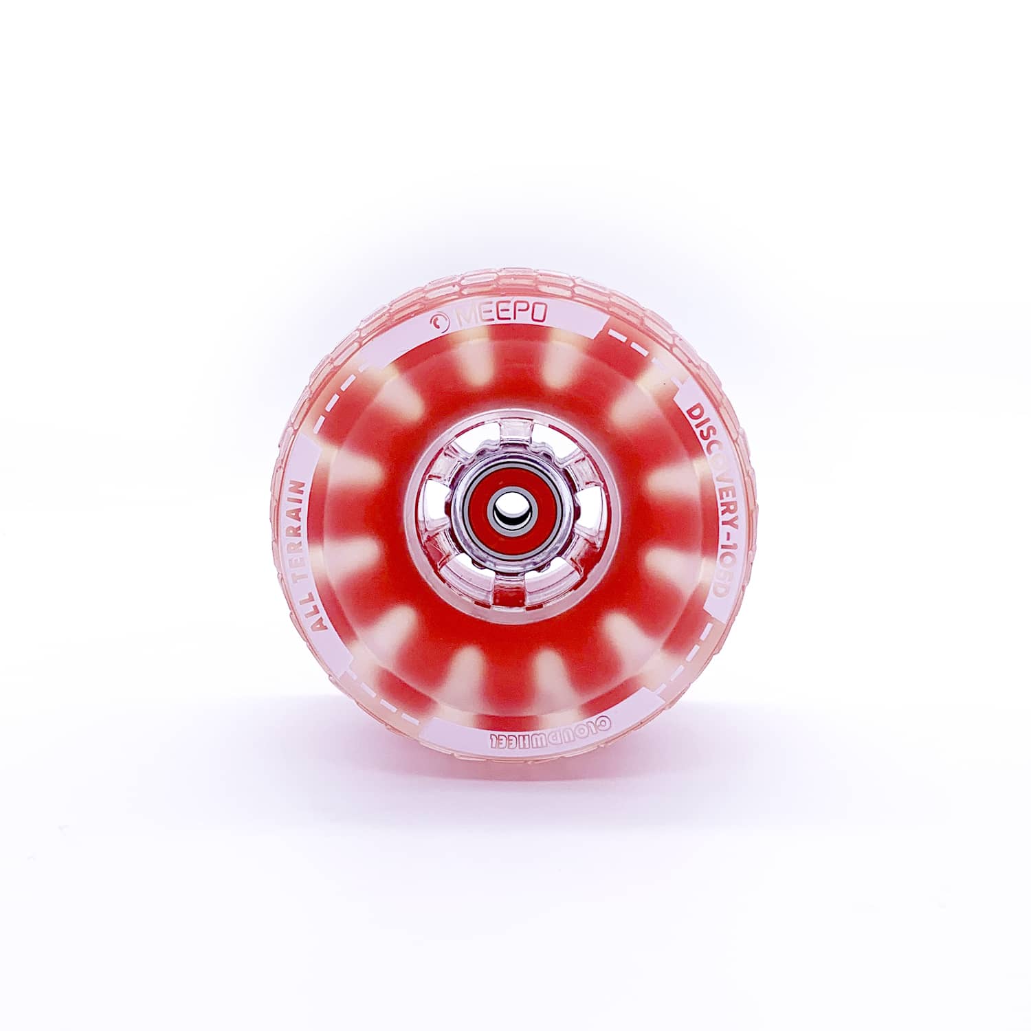 105mm Meepo Cloudwheel for enhanced grip and performance on electric skateboards.