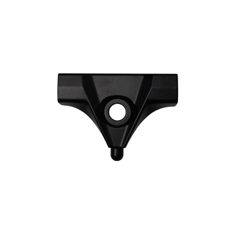 Black skateboard truck for Meepo V5, MINI 5, V3S with streamlined shape.
