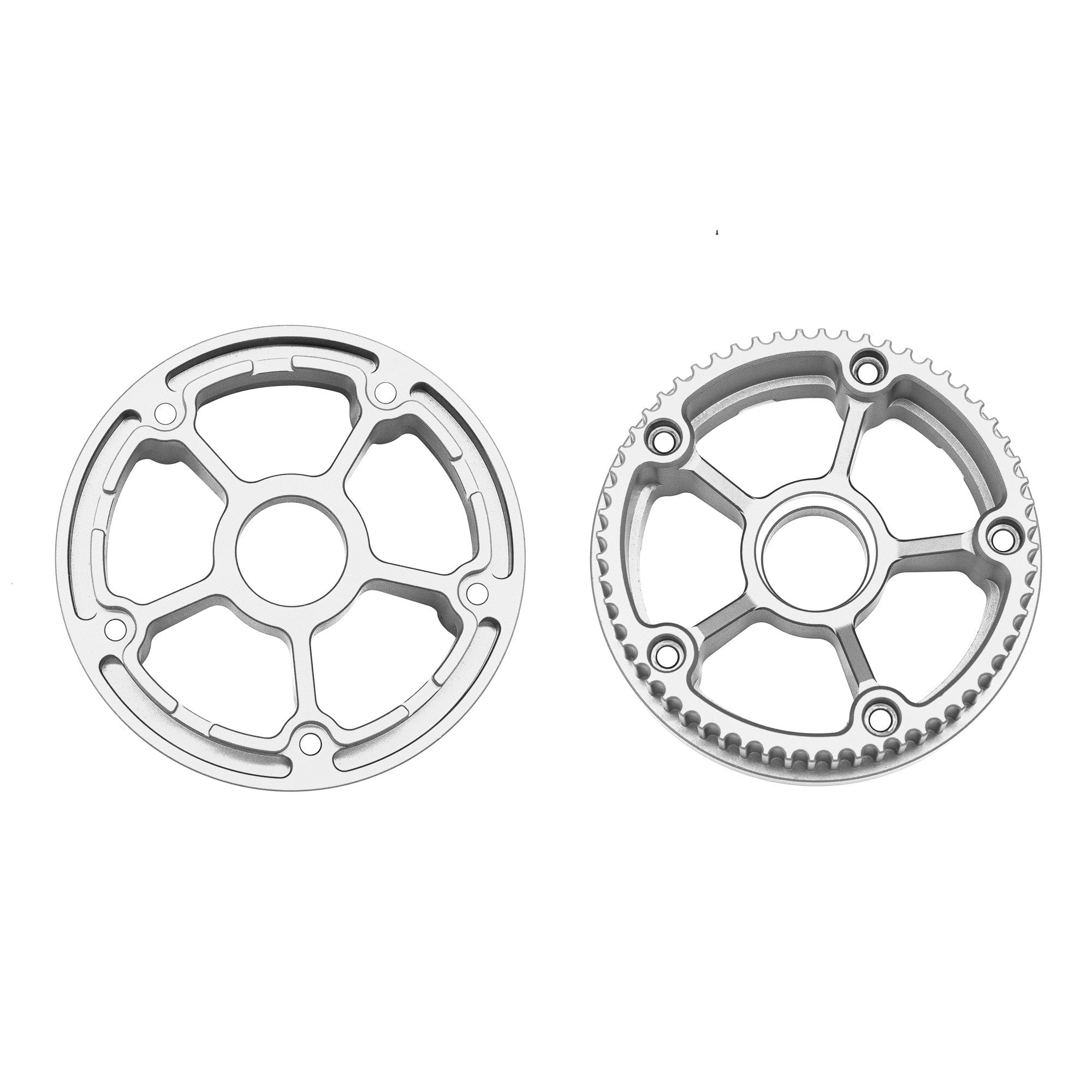 Metal wheel pulleys for Meepo electric skateboards with a durable design.