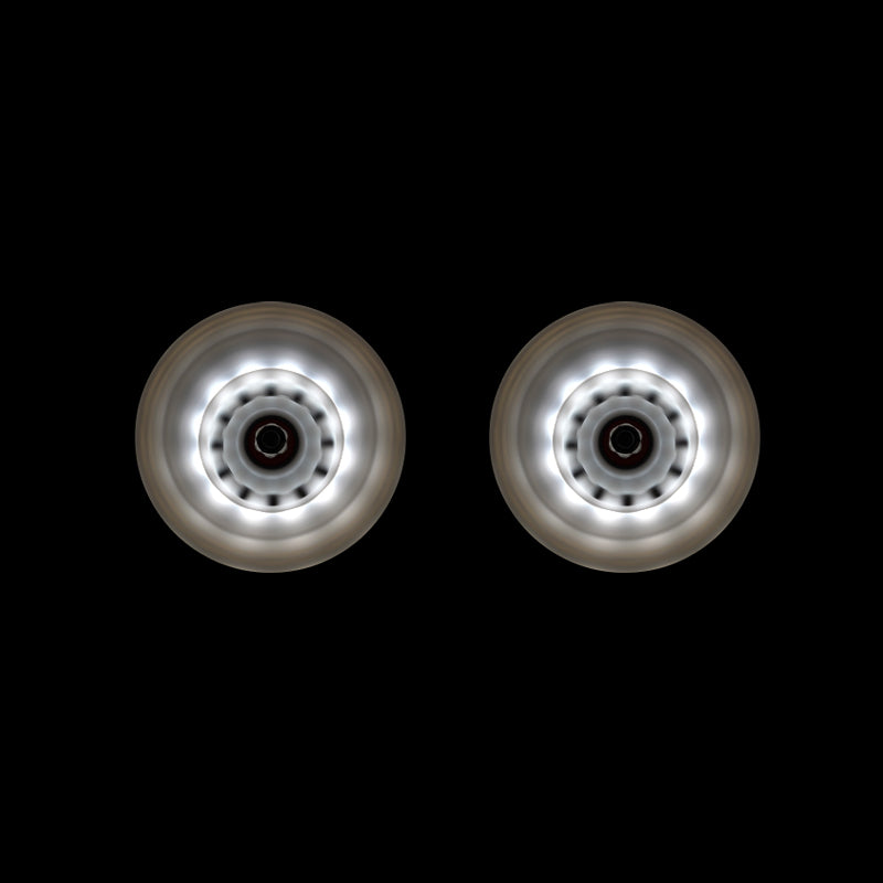 105mm illuminated skateboard wheels with built-in bearings for Meepo boards
